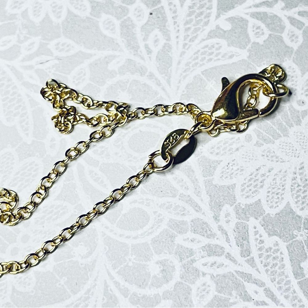 New Artisan 14k Gold Lady Christian Dior Dalmatian Jasper Handbag Necklace - Picture 16 of 17